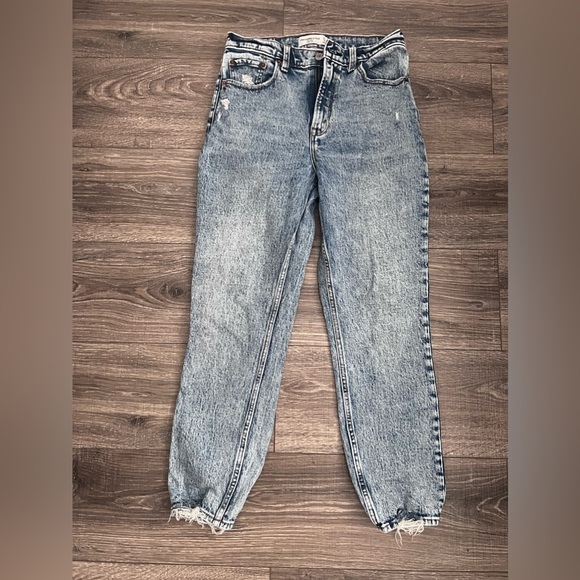 Abercrombie & Fitch High Rise Women Jeans - Blue - Picture 1 of 6